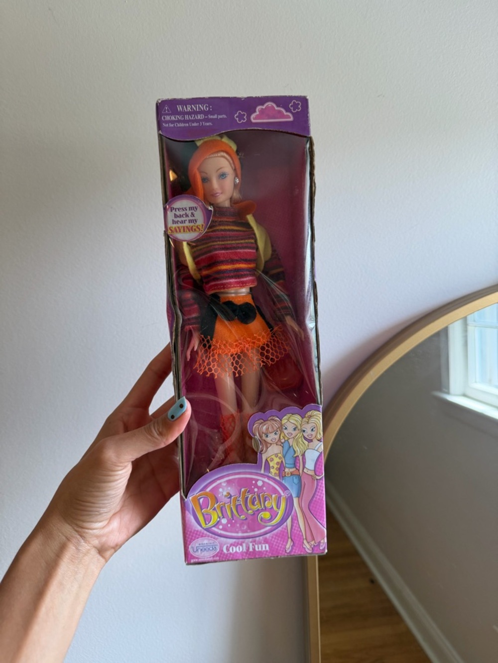 Fashion Doll - Orange & Multicolor Outfit